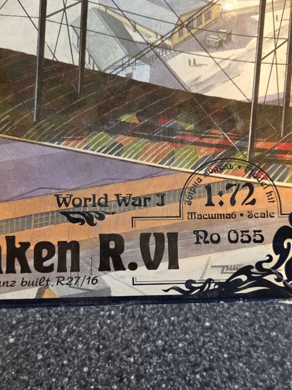 Roden, Zeppelin Staaken R.VI German WW1 Bomber 1/72 scale Sealed Contents RARE